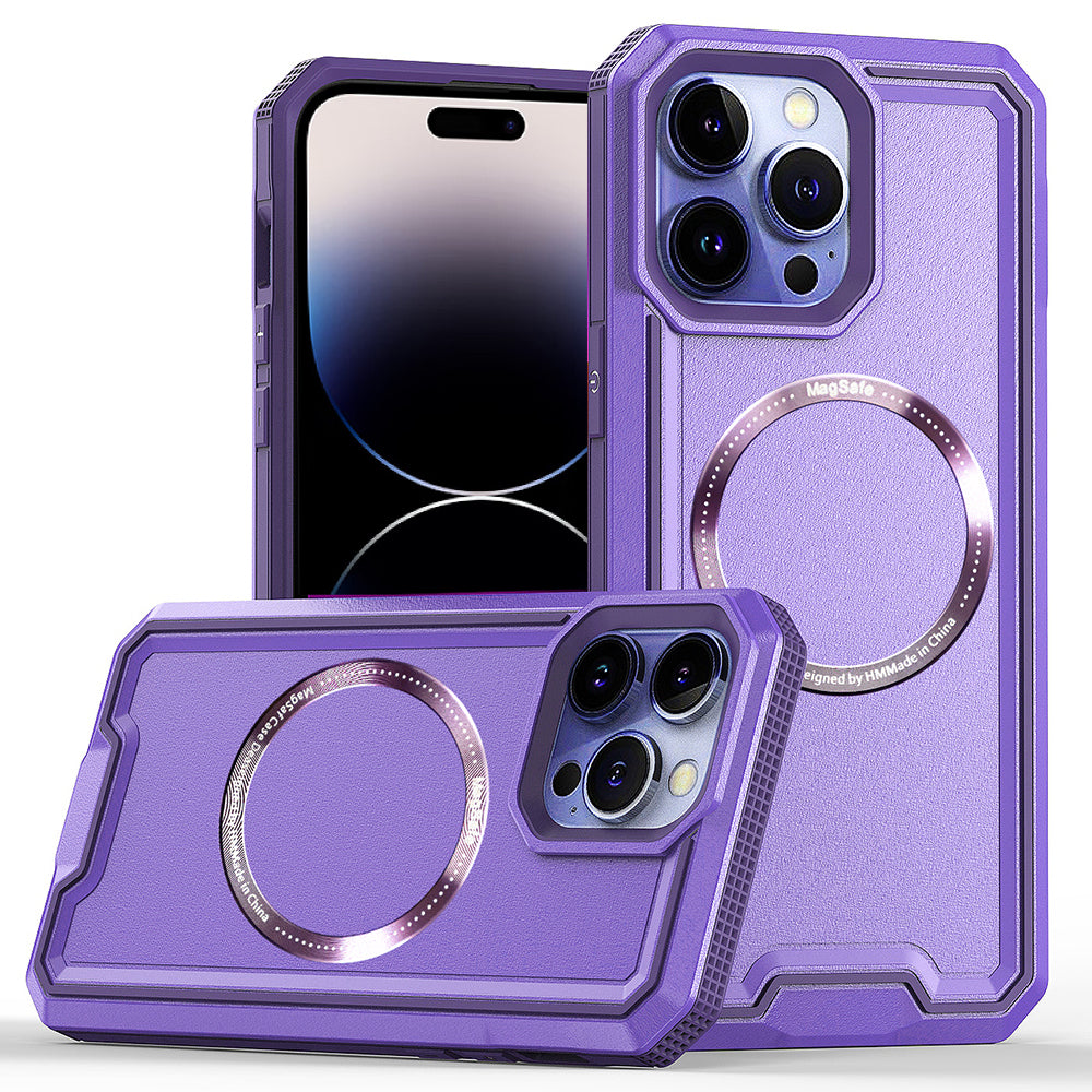 Pro iPhone 14 Pro Max Magnetické pouzdro na telefon kompatibilní s MagSafe PC TPU Shockproof Armor Cover Pro iPhone 14 Pro Max Magnetické pouzdro na telefon kompatibilní s MagSafe PC TPU Shockproof Armor Cover